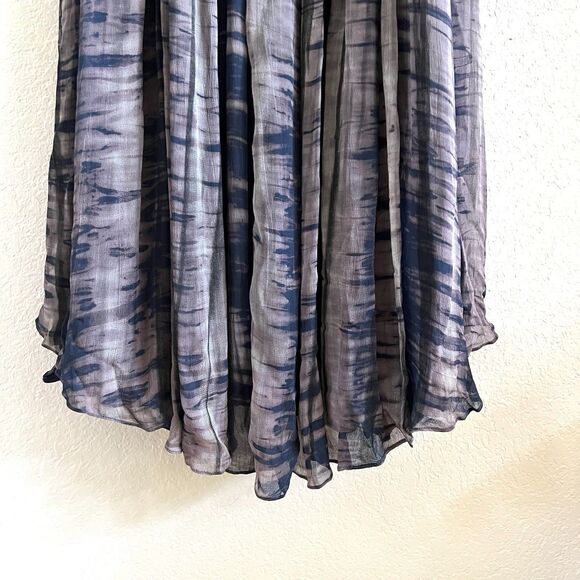 Nicholas K Tie Dye Grunge Fairy Oversized Sleeveless Layered Gauze Dress - Picture 4 of 8